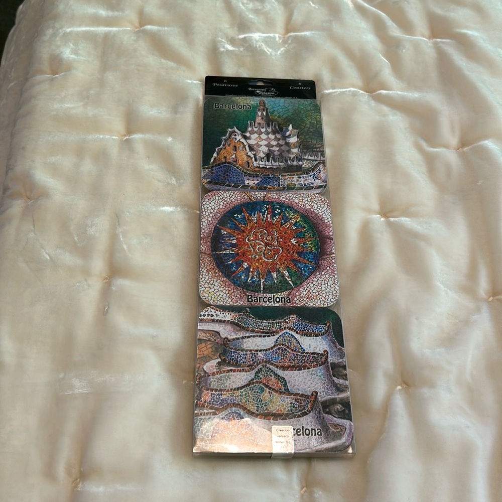 6 Coasters.  Barcelona souvenir